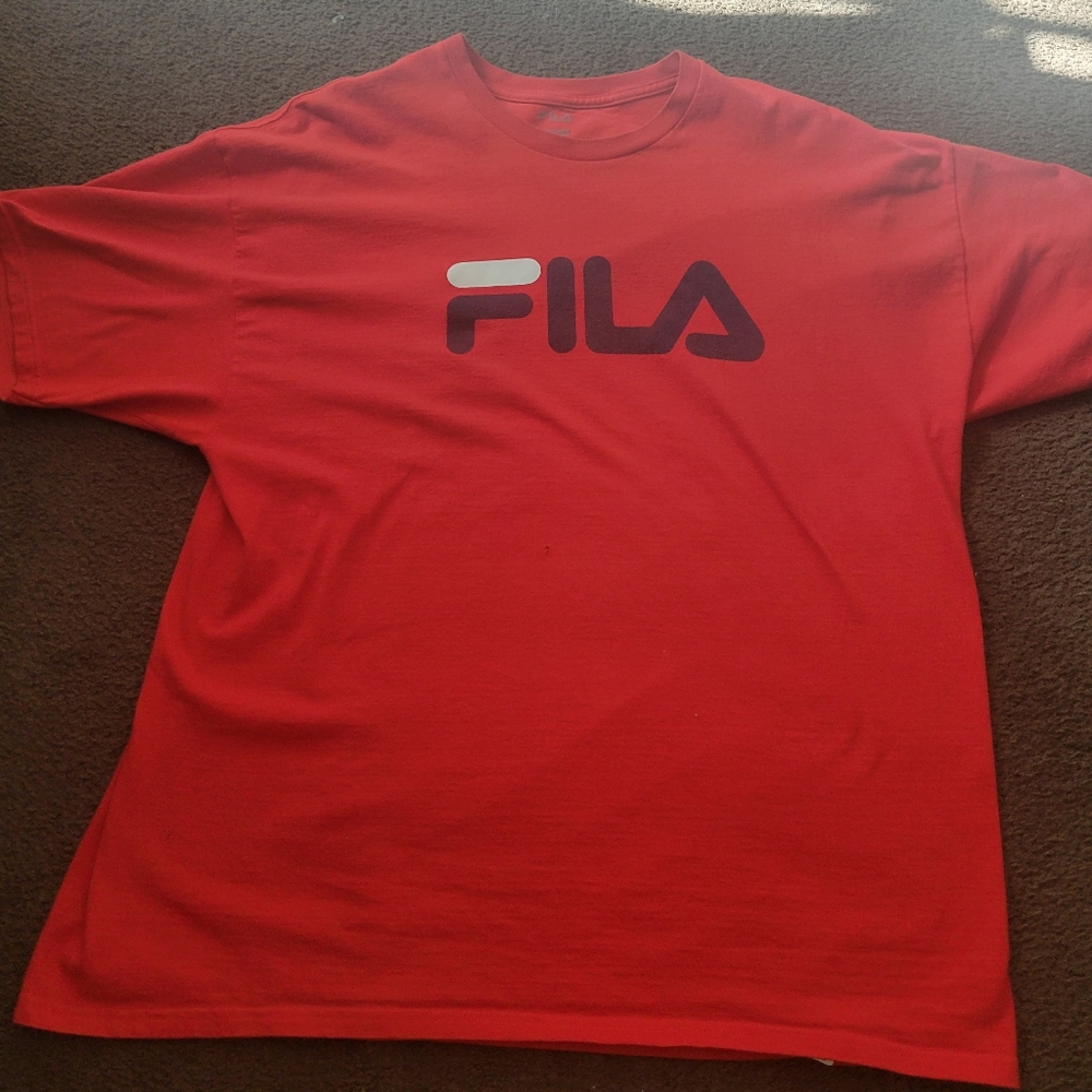 Fila Red Tshirt (Unisex)